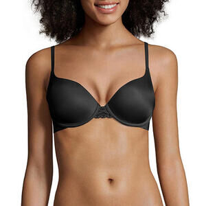 Maidenform womens Love the Lift Dreamwire Underwire Push Up Bra, Black, 38B US
